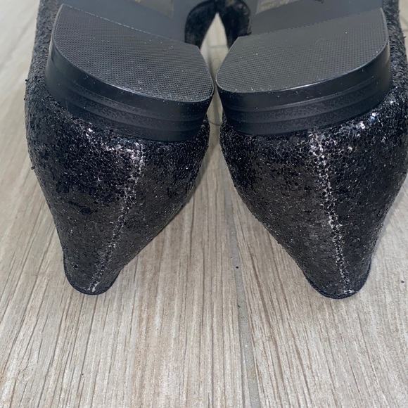 TORRID DISNEY SPARKLE & SHINE MINNIE MOUSE GLITTER LOAFERS SIZE 10WW - Picture 12 of 15